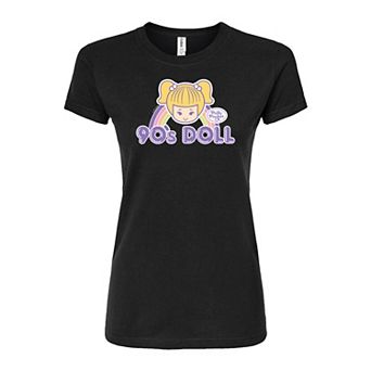 Juniors' Polly Pocket 90's Doll Fitted Tee