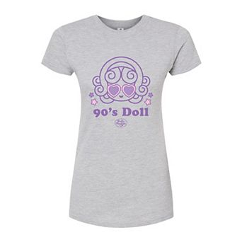 Juniors' Polly Pocket 90's Doll Fitted Tee