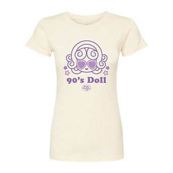 Juniors' Polly Pocket 90's Doll Fitted Tee