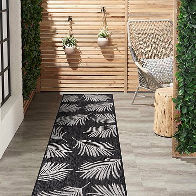 World Rug Gallery Palm Leaves Indoor Outdoor Rug