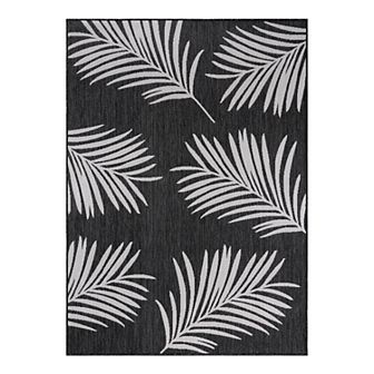 World Rug Gallery Palm Leaves Indoor Outdoor Rug