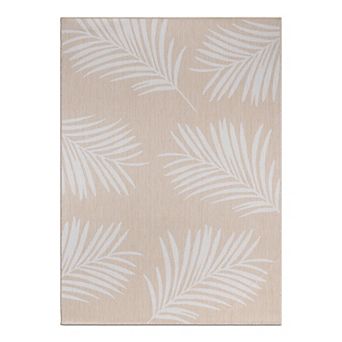 World Rug Gallery Palm Leaves Indoor Outdoor Rug