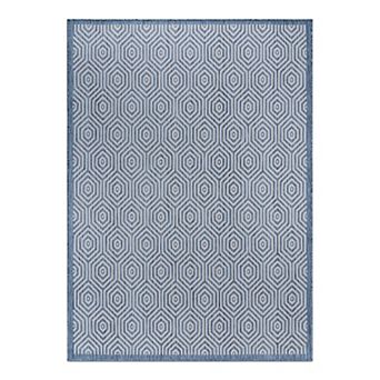 World Rug Gallery Modern Geometric Indoor Outdoor Rug