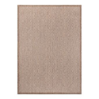World Rug Gallery Modern Geometric Indoor Outdoor Rug