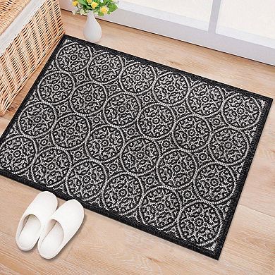 World Rug Gallery Geometric Indoor Outdoor Rug