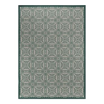 World Rug Gallery Geometric Indoor Outdoor Rug