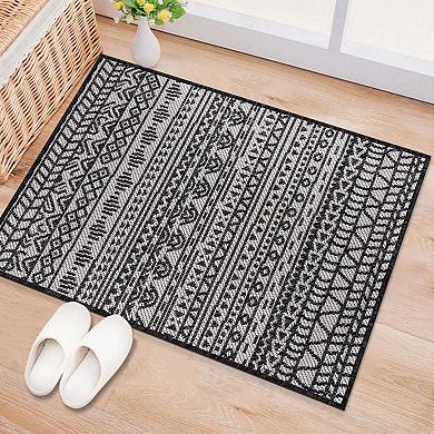 World Rug Gallery Bohemian Indoor Outdoor Rug