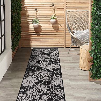 World Rug Gallery Modern Floral Indoor / Outdoor Area Rug