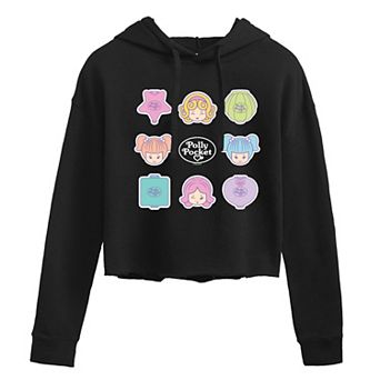 Juniors' Polly Pocket Cropped Hoodie