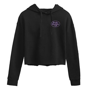 Juniors' Polly Pocket Logo Cropped Hoodie