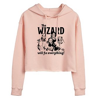 Juniors' Wizard of Oz Cropped Hoodie