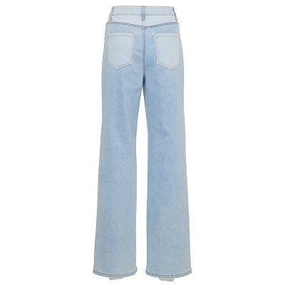 Juniors' Tinseltown Twisted Seam Wide Leg Jeans