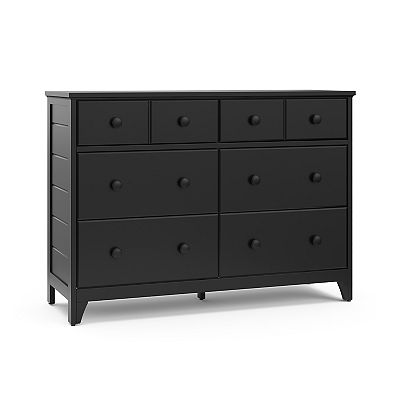 storkcraft modern 6 drawer double dresser Storkcraft Brookside 6 Drawer Dresser