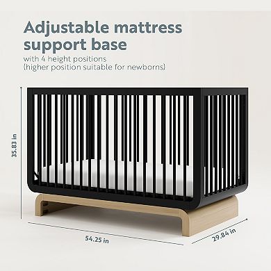 Storkcraft Santorini 5-in-1 Convertible Crib