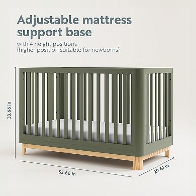 Storkcraft Santos 3-in-1 Convertible Crib