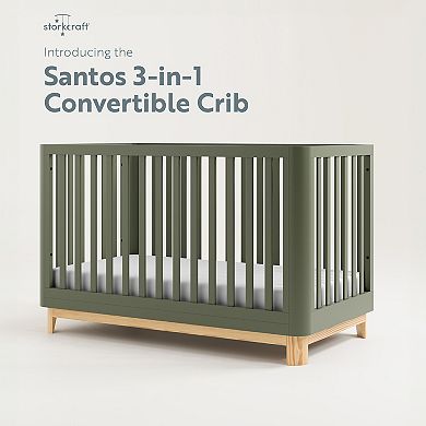 Storkcraft Santos 3-in-1 Convertible Crib
