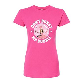 Juniors' Wizard of Oz Burst My Bubble Fitted Tee