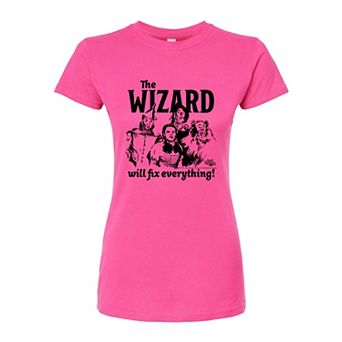 Juniors' The Wizard of Oz Wizard Will Fix Fitted Tee