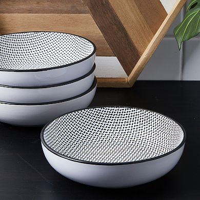 Stone Lain Daisy Stoneware 32-pc. Dinnerware Set