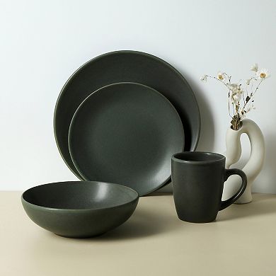 Stone + Lain Grao Stoneware 16-piece Dinnerware Set