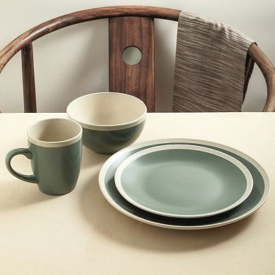 Stone Lain Serenity Stoneware 16-Piece Dinnerware Set