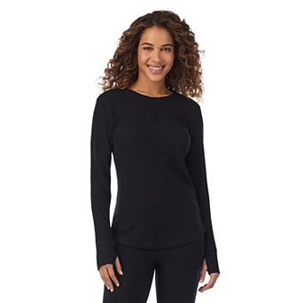 Women's Cuddl Duds® Cozy Stretch Thermal Long Sleeve Crew Top