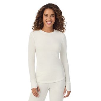 Women's Cuddl Duds® Cozy Stretch Thermal Long Sleeve Crew Top