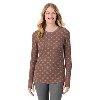 Women's Cuddl Duds® Cozy Stretch Thermal Long Sleeve Crew Top