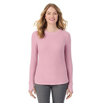 Women's Cuddl Duds® Cozy Stretch Thermal Long Sleeve Crew Top