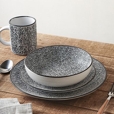 Stone + Lain Sophie Stoneware 16-Piece Dinnerware Set