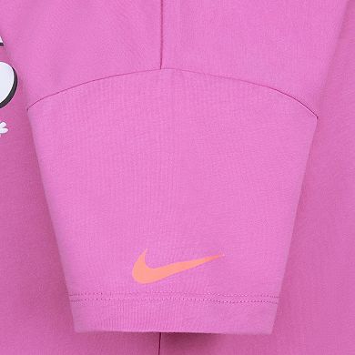 Girls 4-6x Nike Logo Boxy Graphic Tee