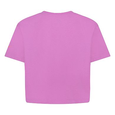 Girls 4-6x Nike Logo Boxy Graphic Tee