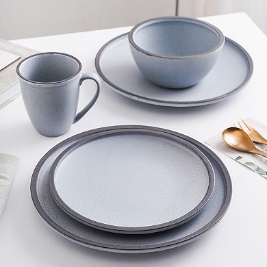 Stone + Lain Tina Stoneware 16-Piece Dinnerware Set