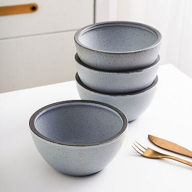 Stone + Lain Tina Stoneware 16-Piece Dinnerware Set