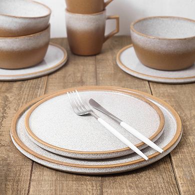 Stone + Lain Vince Stoneware 16-Piece Dinnerware Set