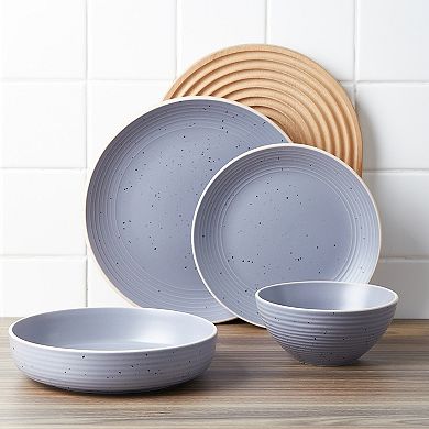 Stone + Lain Lauren Stoneware 16-Piece Dinnerware Set