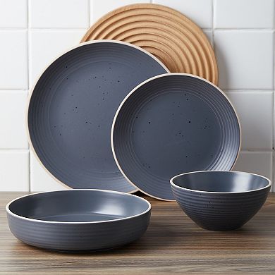 Stone + Lain Lauren Stoneware 16-Piece Dinnerware Set