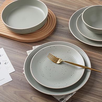 Stone + Lain Lauren Stoneware 16-Piece Dinnerware Set