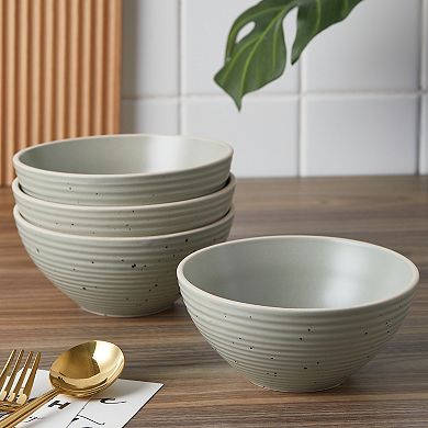 Stone + Lain Lauren Stoneware 16-Piece Dinnerware Set