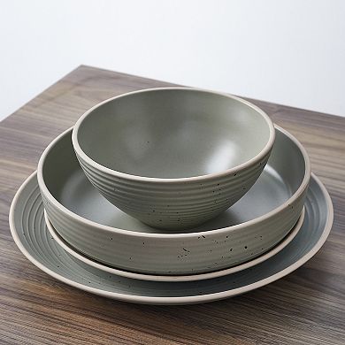 Stone + Lain Lauren Stoneware 16-Piece Dinnerware Set