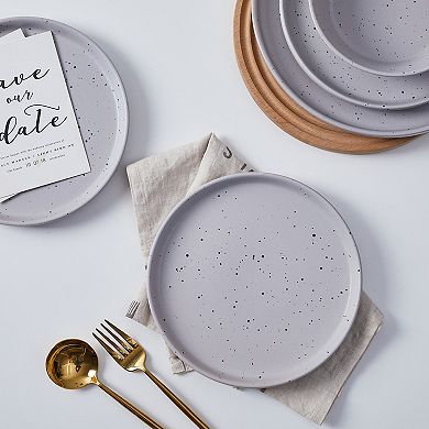 Stone Lain Jade Stoneware 16-Piece Dinnerware Set