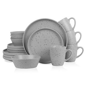Stone Lain Jade Stoneware 16 pc Dinnerware Set