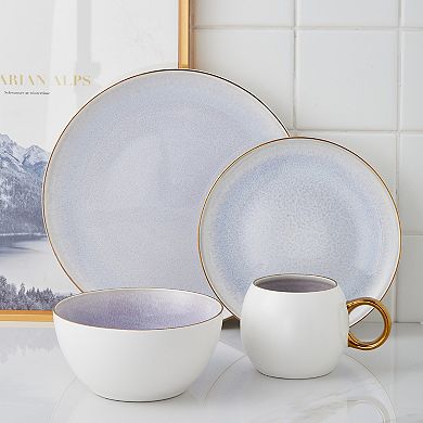 Stone + Lain Josephine Porcelain 16-Piece Dinnerware Set