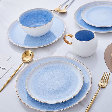 Stone + Lain Josephine Porcelain 16-Piece Dinnerware Set