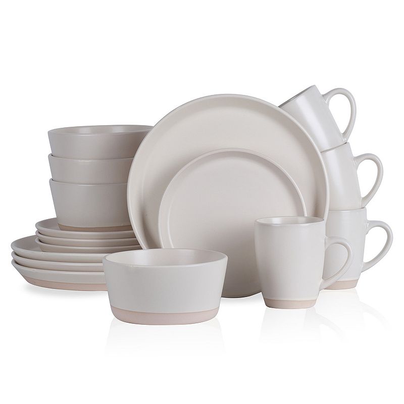Stone Lain Jules 16 Piece Dinnerware Set, Service for 4
