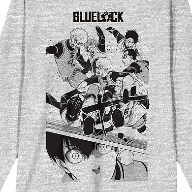 Men's Blue Lock Title Logo Long-Sleeve Graphic Tee