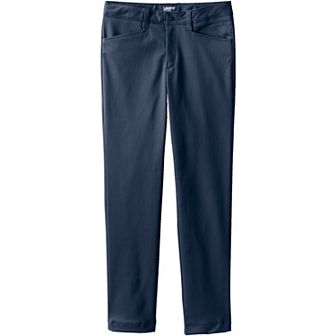 Girls 4-16 Lands' End School Uniform Stretch Pencil Pants