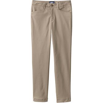 Girls 4-16 Lands' End School Uniform Stretch Pencil Pants