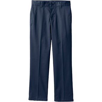 Boys 4-20 Lands' End School Uniform Slim Fit Plain Front Chino Pants