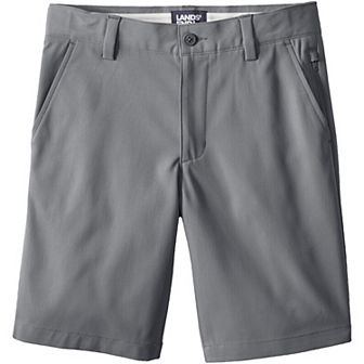 Boys 8-20 Lands' End School Uniform Performance Chino Shorts in Husky